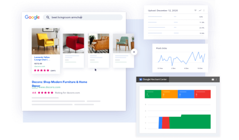 Google Example image of advertising search results and trends 
